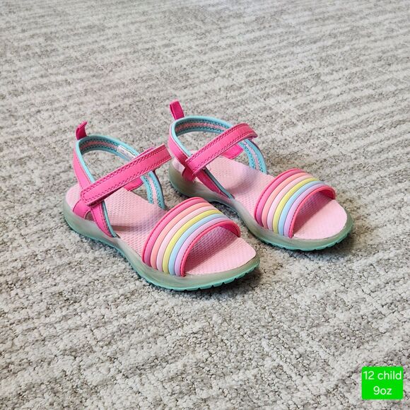 Carter's Other - Carter's girl's light-up rainbow sandals size 12